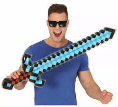 90 cm großes aufblasbares Pixelschwert
