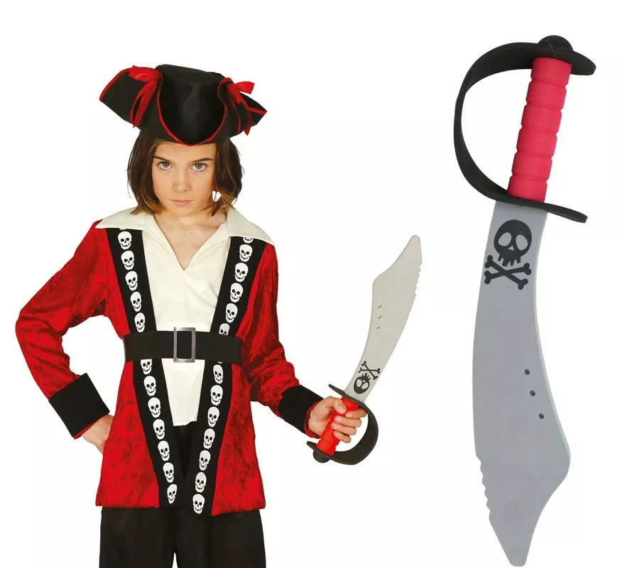 Translation missing: de.Espada Pirata Goma Eva 43 cm para niños