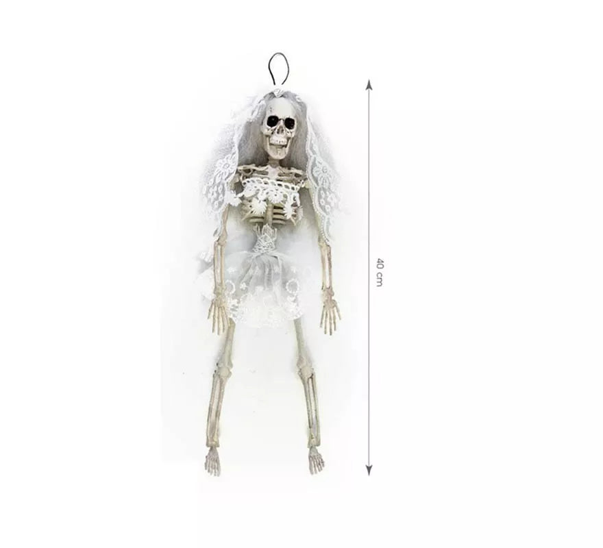 Esqueleto de Novia blanca de 40 cm