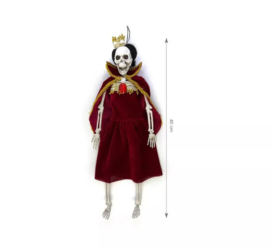 Translation missing: de.Esqueleto de Reina vinotinto de 40 cm