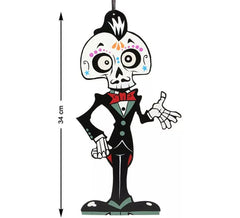 Skeleton Day of the Dead für die Dekoration 34x17 cm