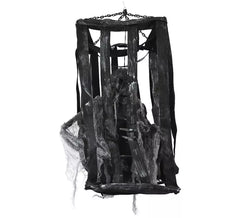 Animiertes gefangenes Skelett 45,5 x 45,5 x 115 cm