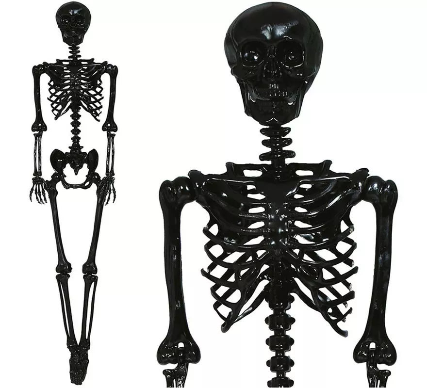 Esqueleto negro 90 cm