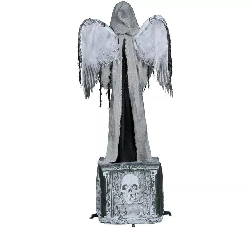 Estatua de Ángel Muerte Luz con Sonido y Movimiento 170 cm