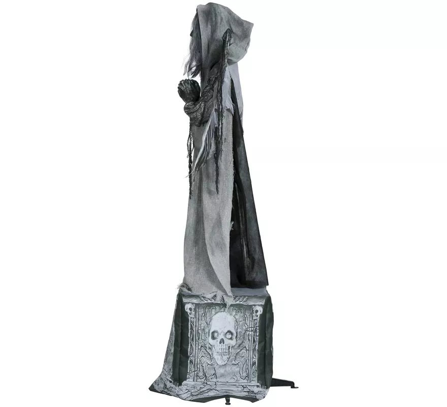 Estatua de Ángel Muerte Luz con Sonido y Movimiento 170 cm