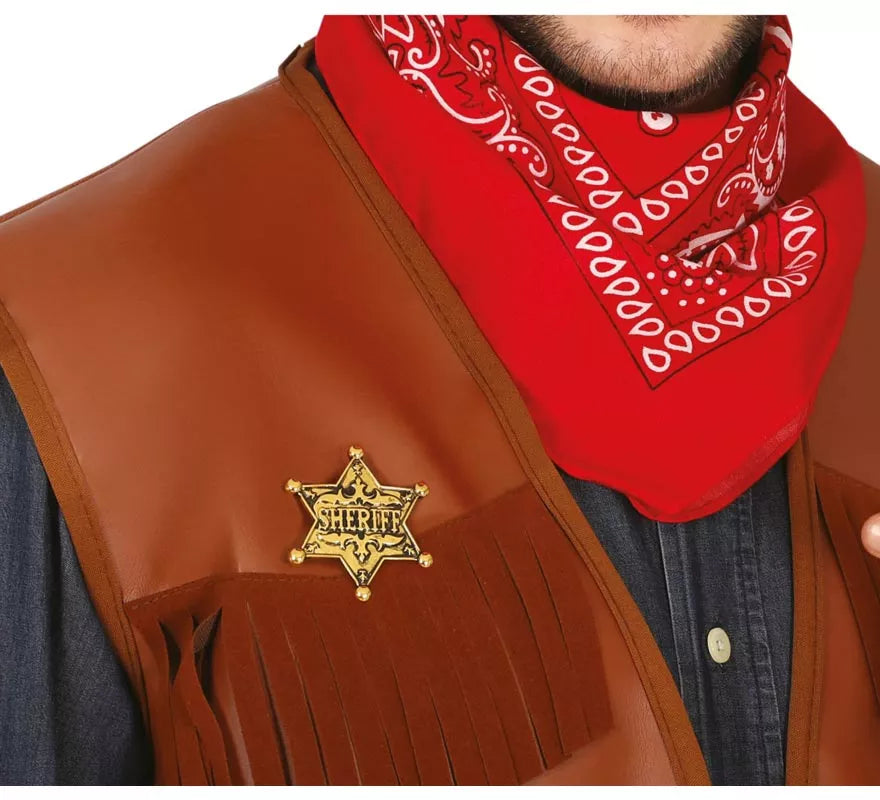 Estrella de Sheriff dorada
