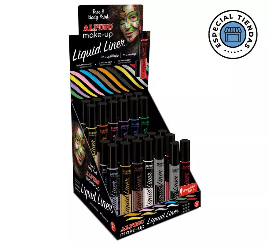 Translation missing: de.Expositor Maquillaje Liquid Liner de 6 g de 24 unidades + 2 Gratis