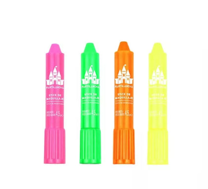 Face Stick en varios colores fluorescentes