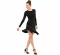 Falda Baile Asimétrica negra para mujer