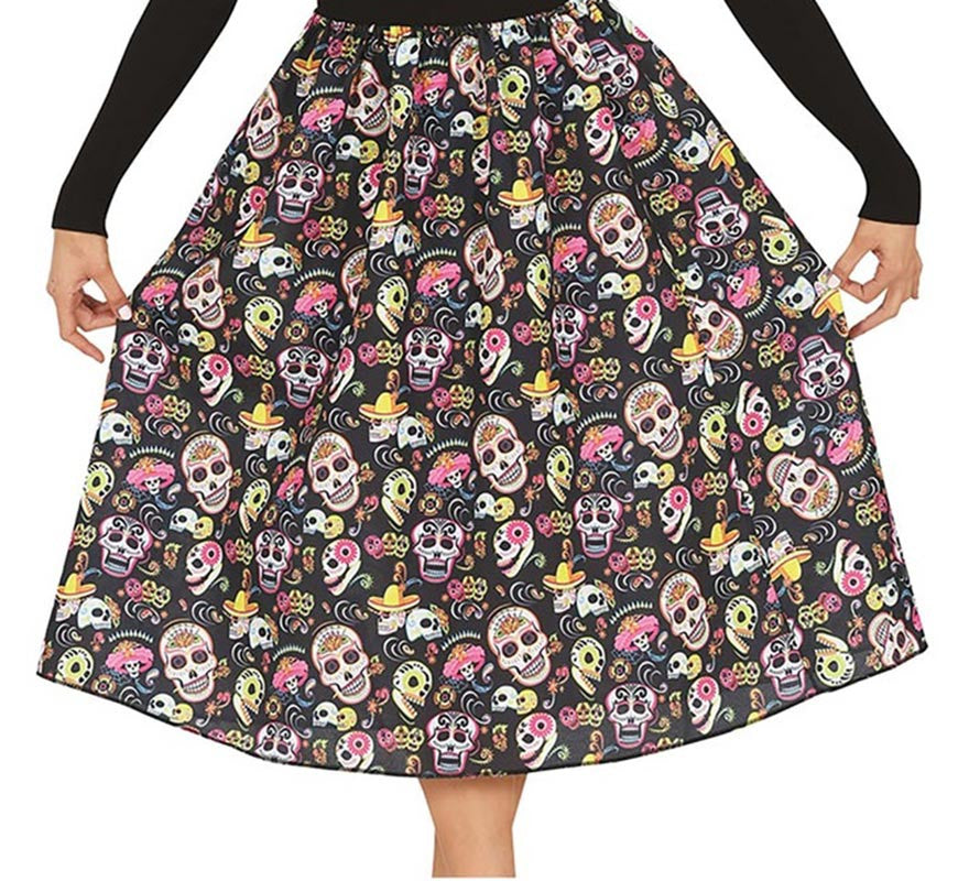 Translation missing: de.Falda de Catrina con calaveras