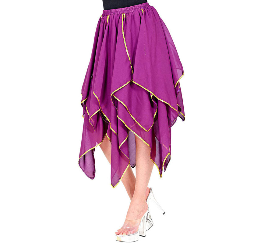 Translation missing: de.Falda de Chifón con Picos en varios colores para mujer