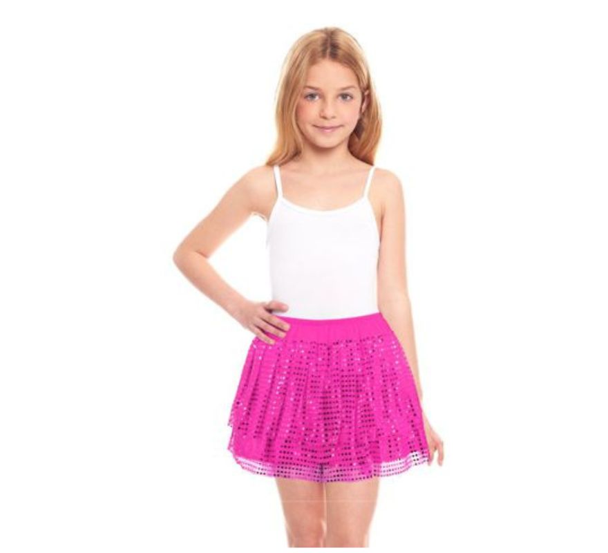 Translation missing: de.Falda de Lentejuelas para niña de 30 cm en varios colores