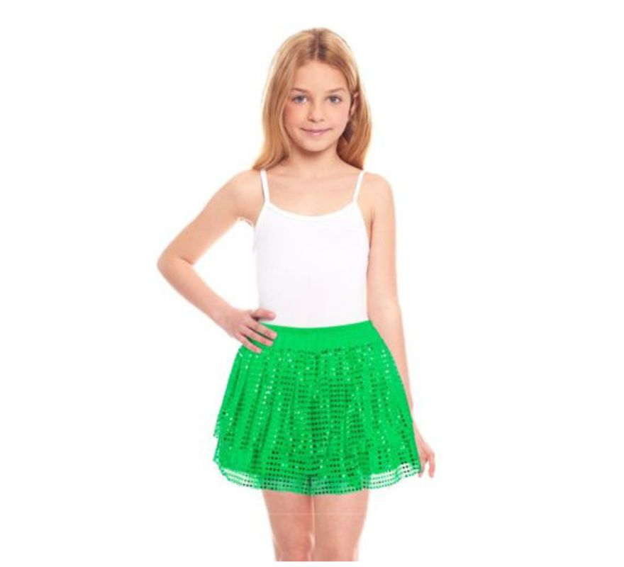 Translation missing: de.Falda de Lentejuelas para niña de 30 cm en varios colores