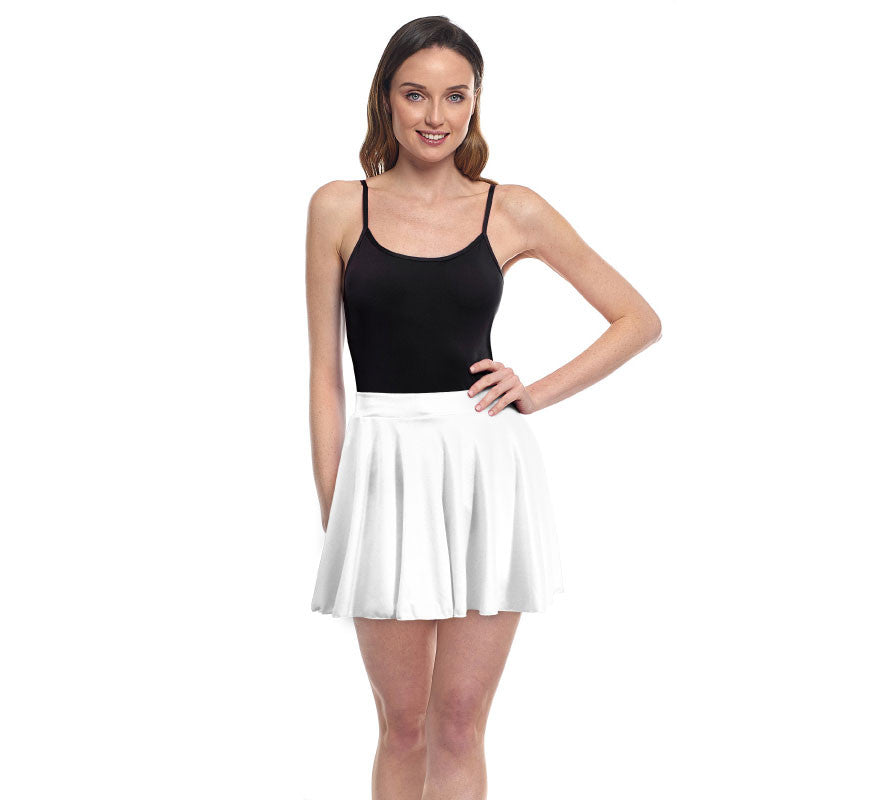 Translation missing: de.Falda de Vuelo blanco para mujer