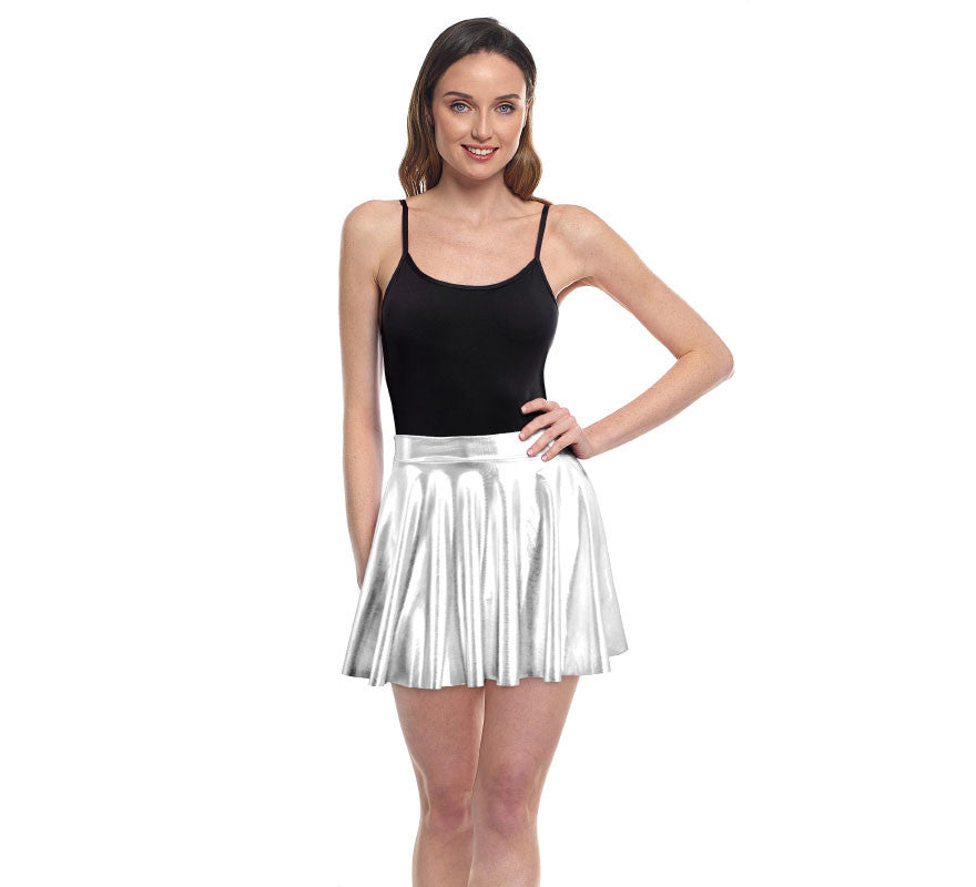 Translation missing: de.Falda de Vuelo plateada para mujer
