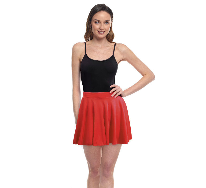 Translation missing: de.Falda de Vuelo rojo para mujer
