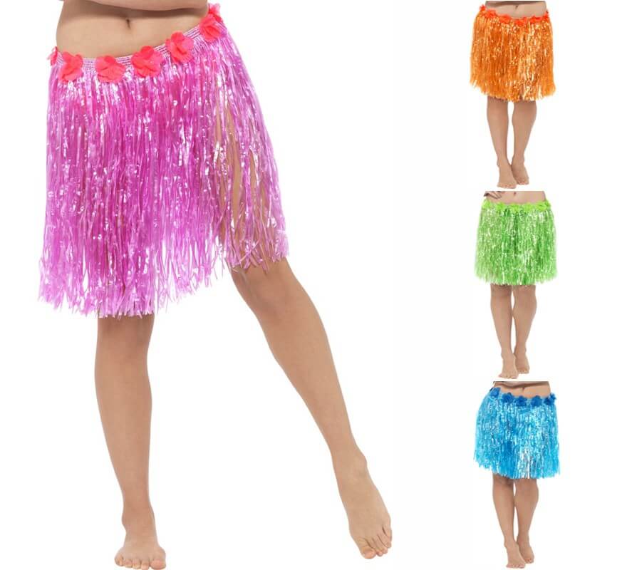 Translation missing: es.Falda Hawaiana con flores en varios colores