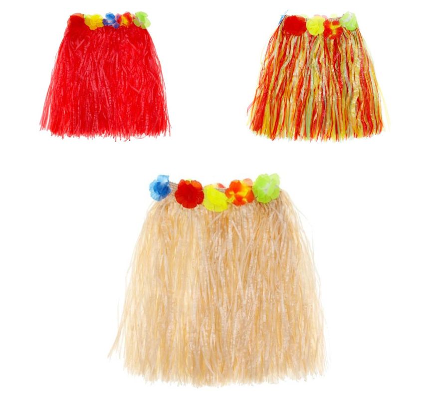 Translation missing: es.Falda Hawaiana de 30 cm en varios colores