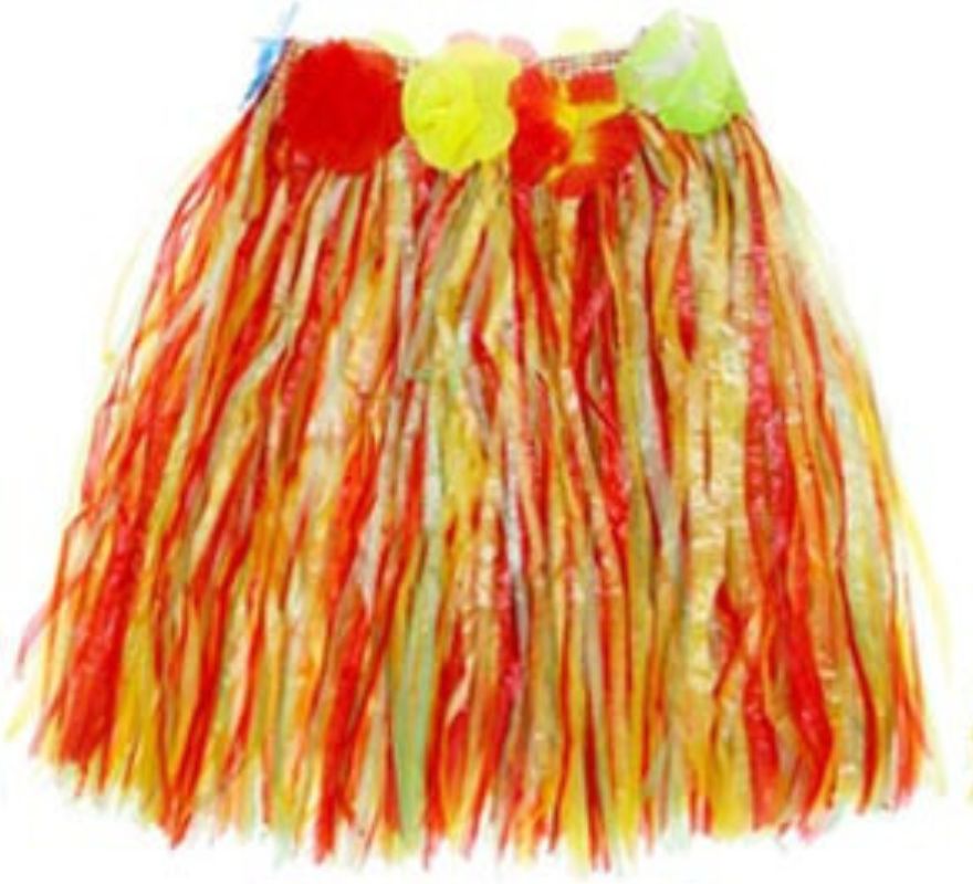 Falda Hawaiana de 40 cm para mujer en varios colores