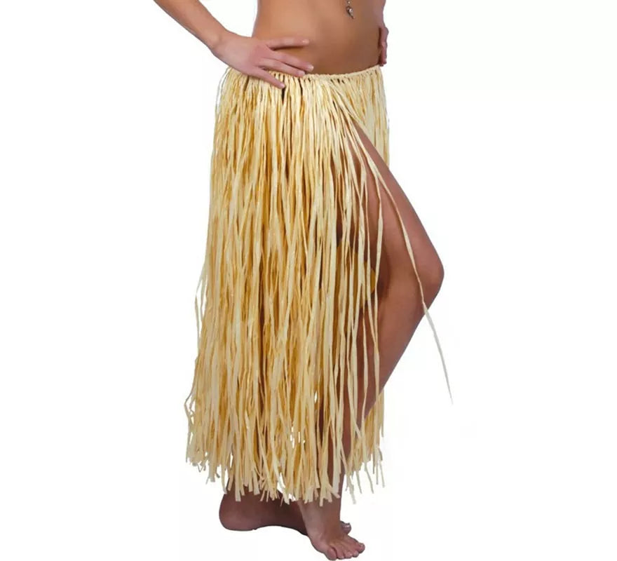 Translation missing: es.Falda Hawaiana de paja 75 cm