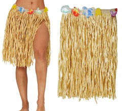 40 cm langer Hawaii-Strohrock für Erwachsene