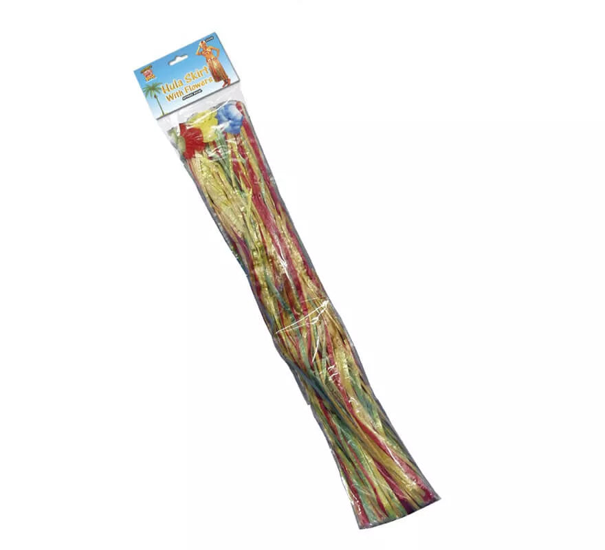 Translation missing: de.Falda Hawaiana Larga multicolor con flores 79cm