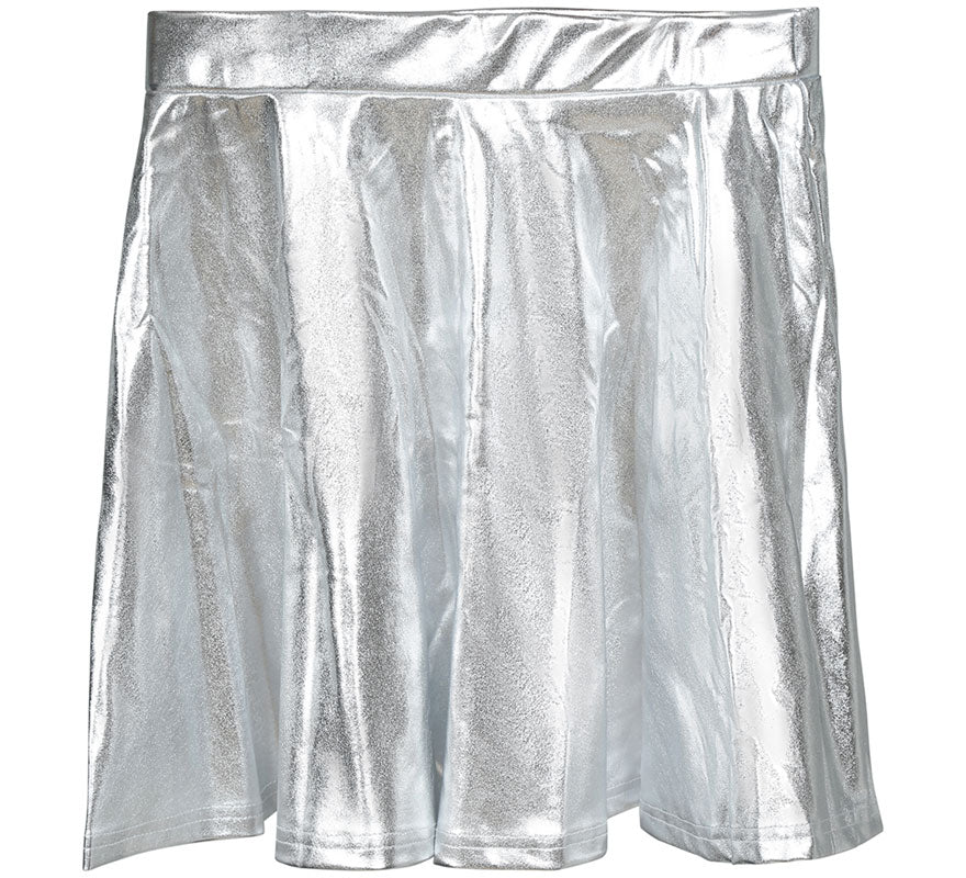 Translation missing: de.Falda plateada pin up efecto brillante para mujer
