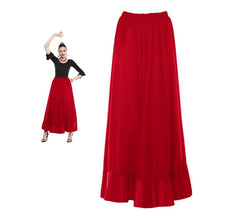 Roter Sevillana-Proberock für Damen