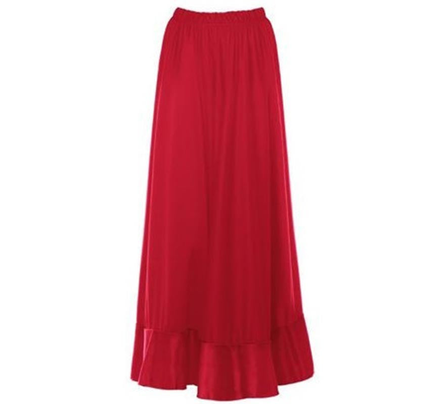 Translation missing: de.Falda Sevillana de Ensayo roja para niña
