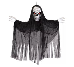 Schwarzer Geist mit Licht und Ton 130x12x120 cm