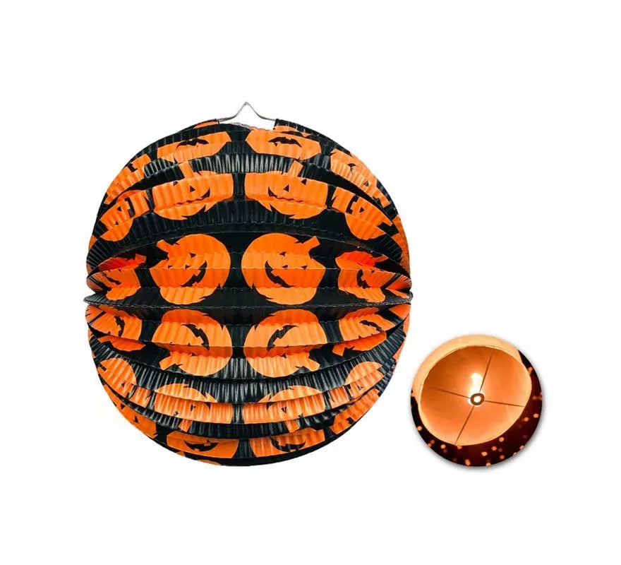 Translation missing: de.Farol Calabaza Calabazas felices con soporte de 22x25 cm