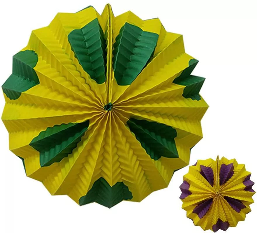 Translation missing: de.Farolillo amarillo con lunares grandes en varios colores