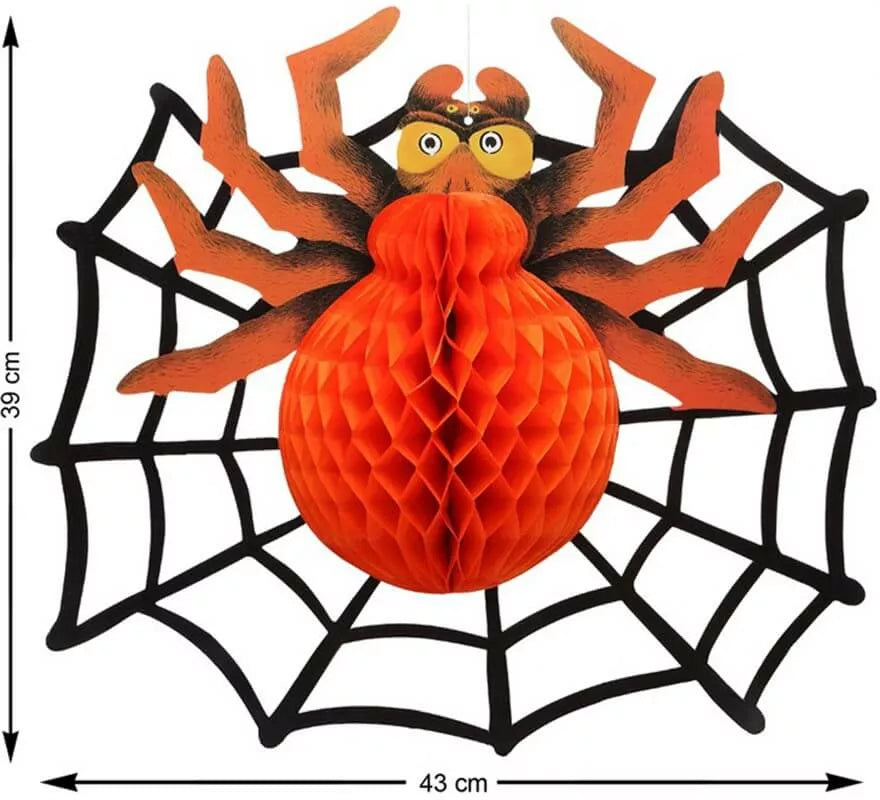 Translation missing: de.Farolillo con Araña y Telaraña 43X39 cm