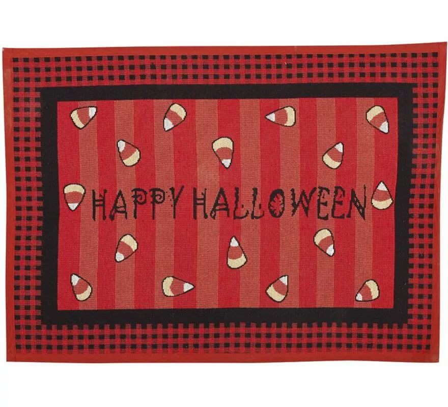 Translation missing: de.Felpudo Rojo Happy Halloween de 67x49 cm