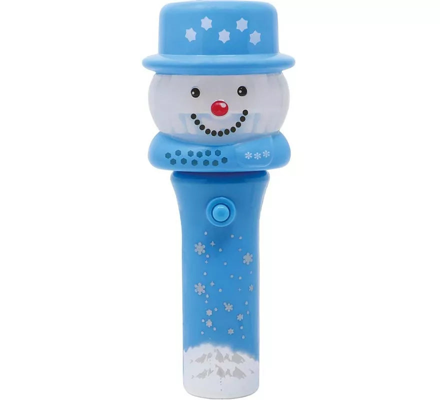 Translation missing: de.Figura de Muñeco de Nieve con varita y luz de 13 cm