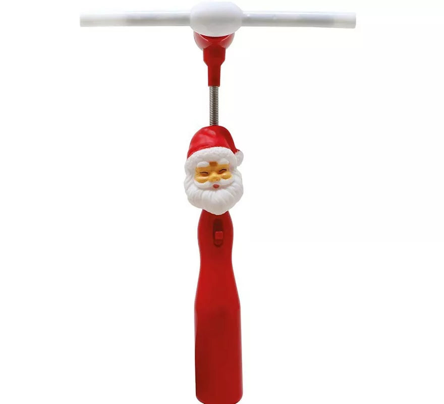 Translation missing: de.Figura de Papá Noel con varitas ventilador y leds de 32 cm