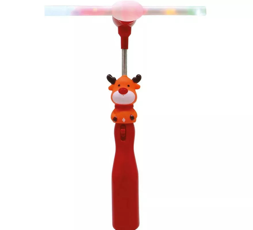 Translation missing: de.Figura de Reno con varitas ventilador y leds de 32 cm