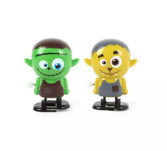 Packung mit 12 Halloween-Puppenfiguren in verschiedenen Modellen mit 4,5 x 6 cm Bewegung