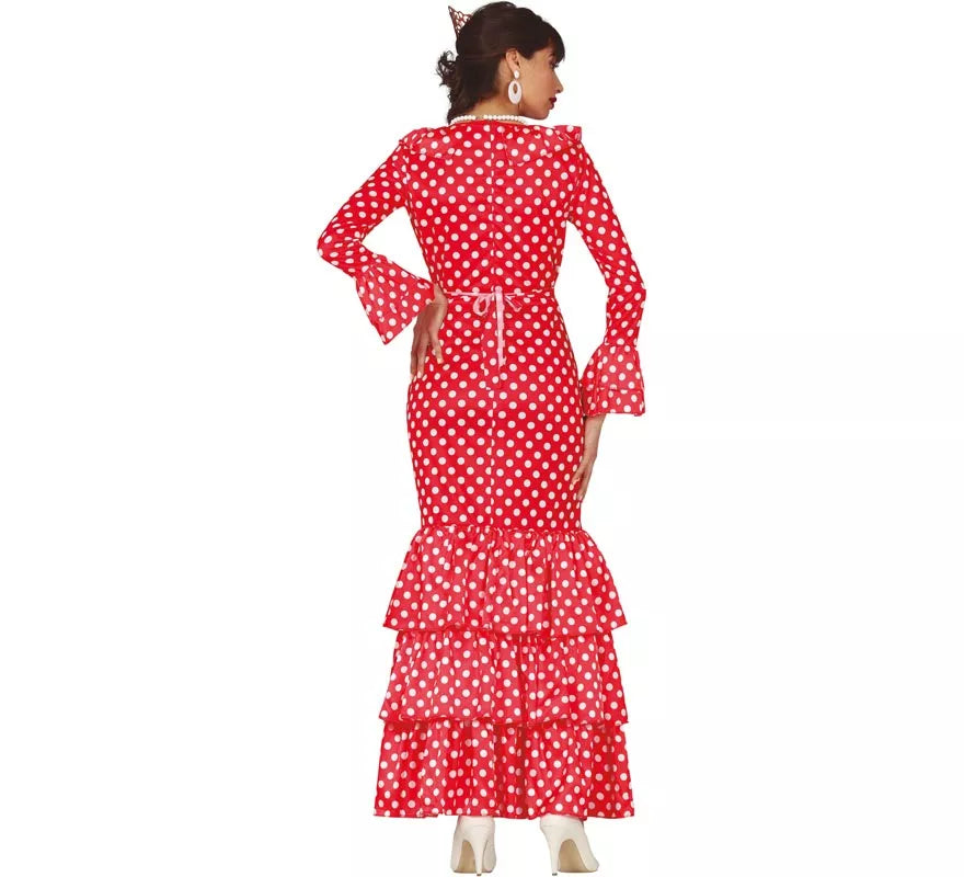 Translation missing: de.Flamenca Rojo con Lunares para mujer