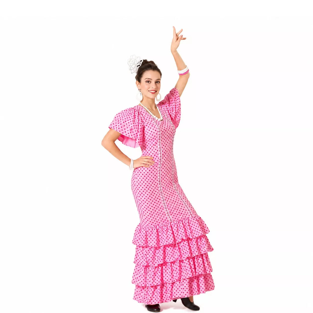 Flamenca Rosa para mujer