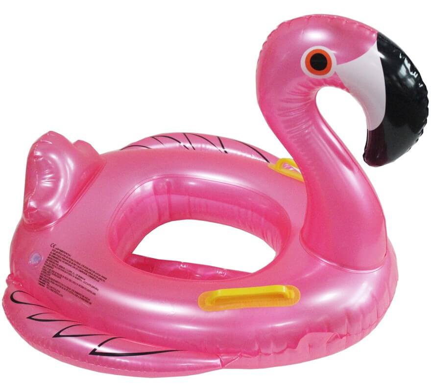 Translation missing: de.Flamenco hinchable Rosa infantil de 62x57 cm