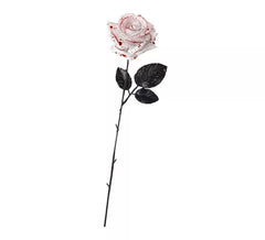 Weiße Blume mit Blut 42 cm