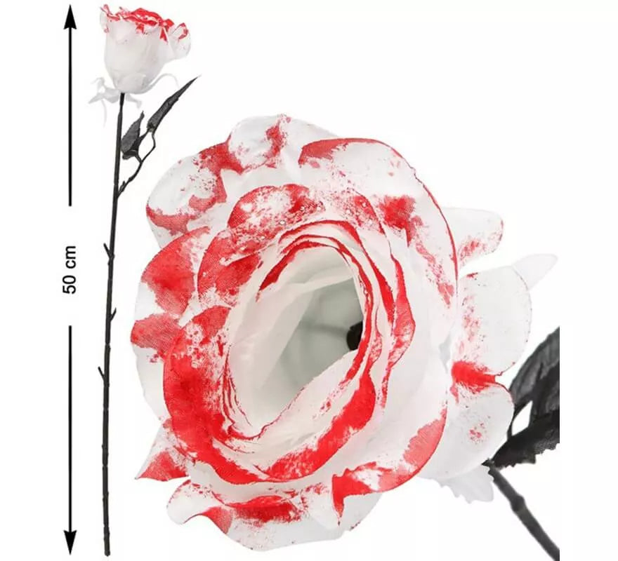 Translation missing: de.Flor Blanca con Sangre de 50 cm