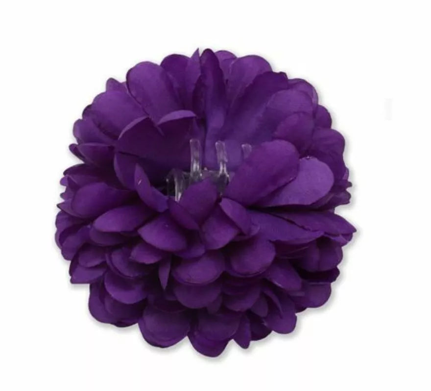 Translation missing: de.Flor con pinza para el cabello en varios colores de 11 cm