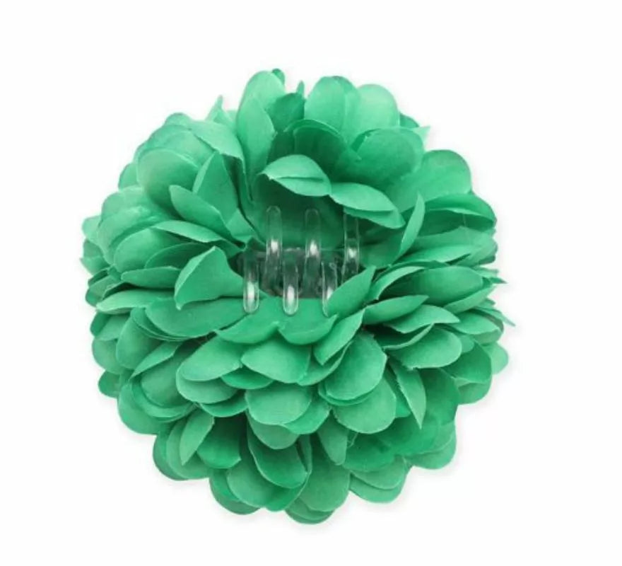 Translation missing: de.Flor con pinza para el cabello en varios colores de 11 cm