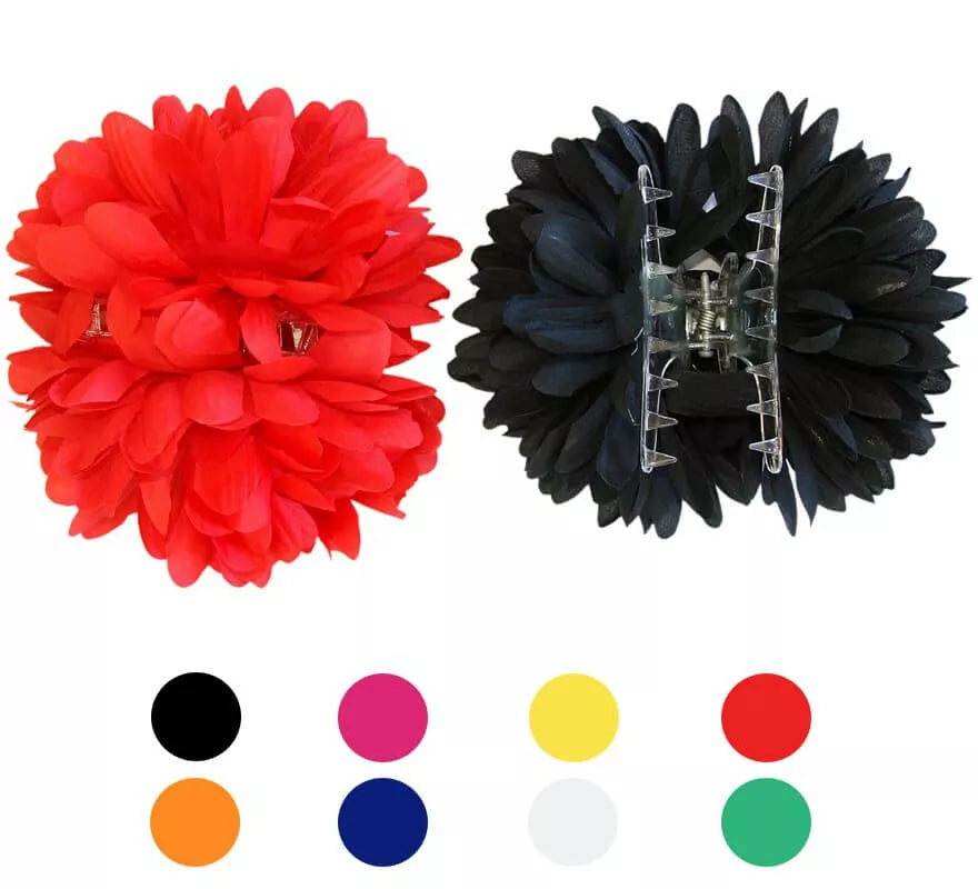 Translation missing: de.Flor Dalia con Pinza para Flamencas y Chulapas en varios colores