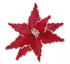 30 cm rote Weihnachtsblume