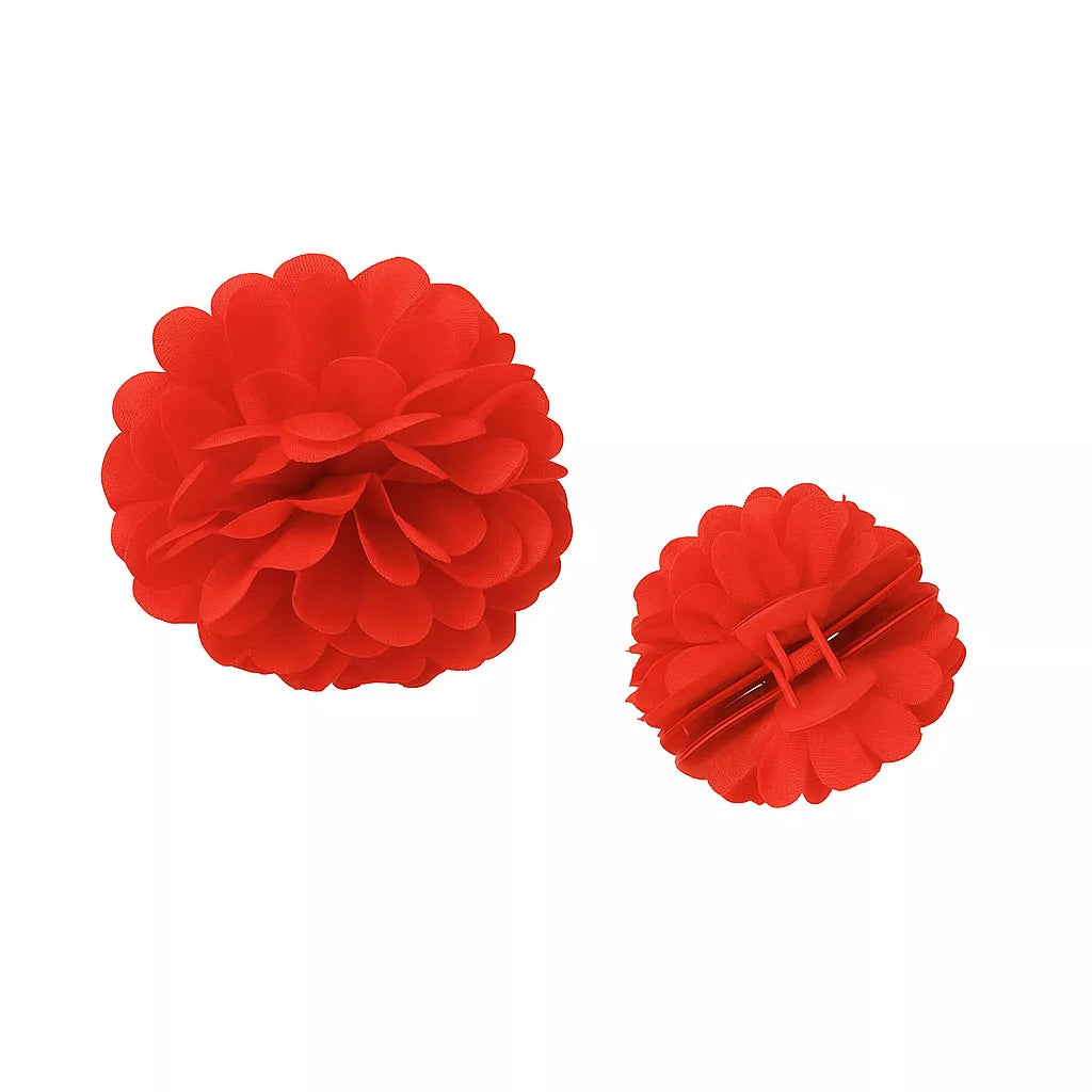 Flor Sevillana con Pinza de 13 cm en varios colores