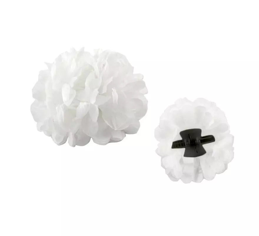 Translation missing: de.Flor Sevillana con Pinza de 13 cm en varios colores
