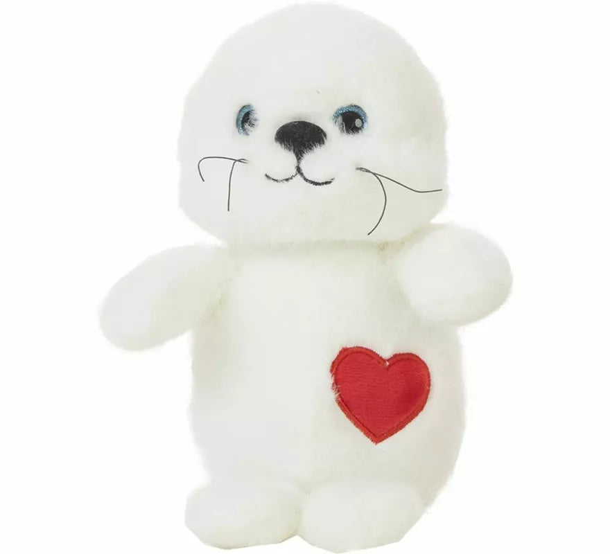 Translation missing: de.Foca de Peluche con Corazón en varios tamaños